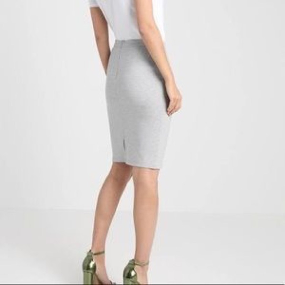 Light grey pencil skirt from the limited